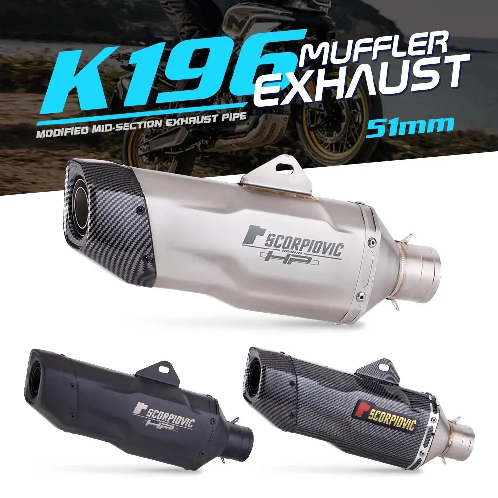 F850gs Exhaust Adv F 850Gs Slip On Exhaust System Mid Link Pipe Muffler Moto For F750gs F850gs 2018 2019 2020 2021 1