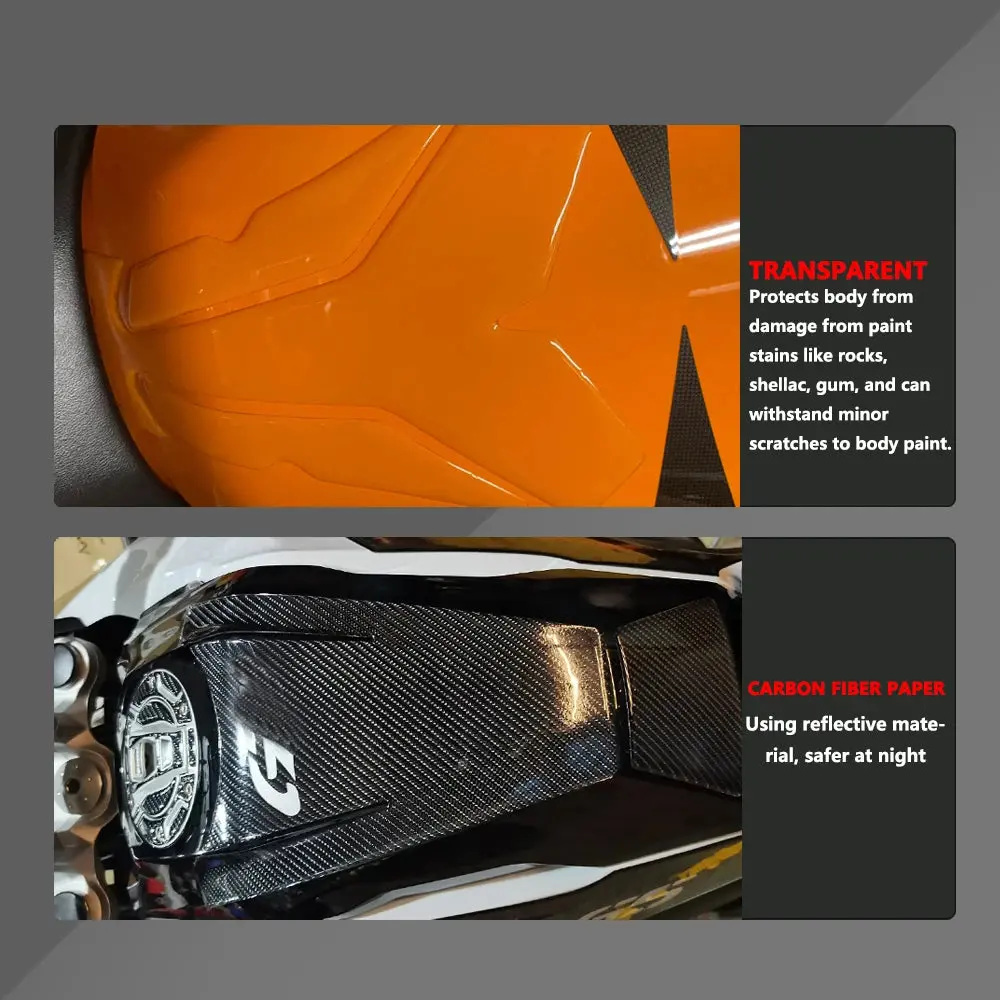 Z650rs 2024 Motorcycle Tank Pad Protector Fit For Kawasaki Z650 Rs 2022-2023 Transparent Fish Bone Decal 5