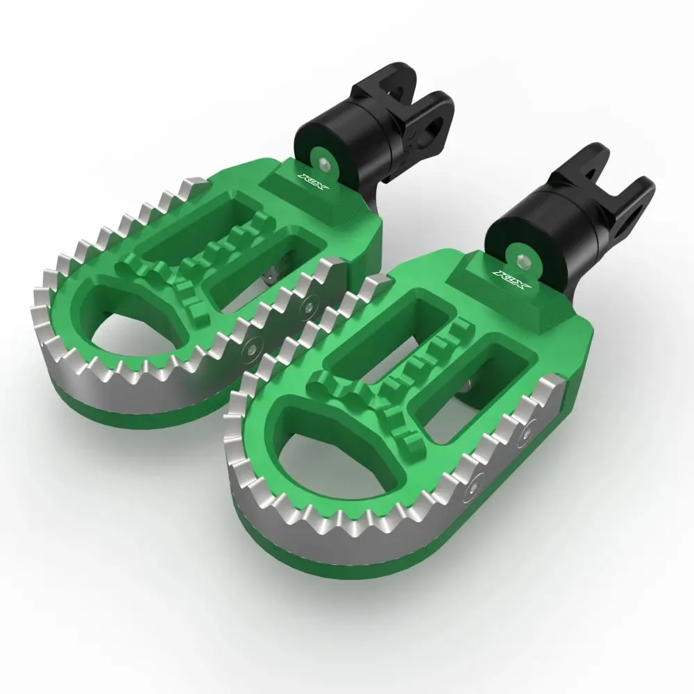 For Honda Xl750 Transalp Kawasaki Klx250s Klx250r Klx300/650 Rotatable Footrest Footpegs Pedals Motorcycle Front Wide Foot Pegs 23