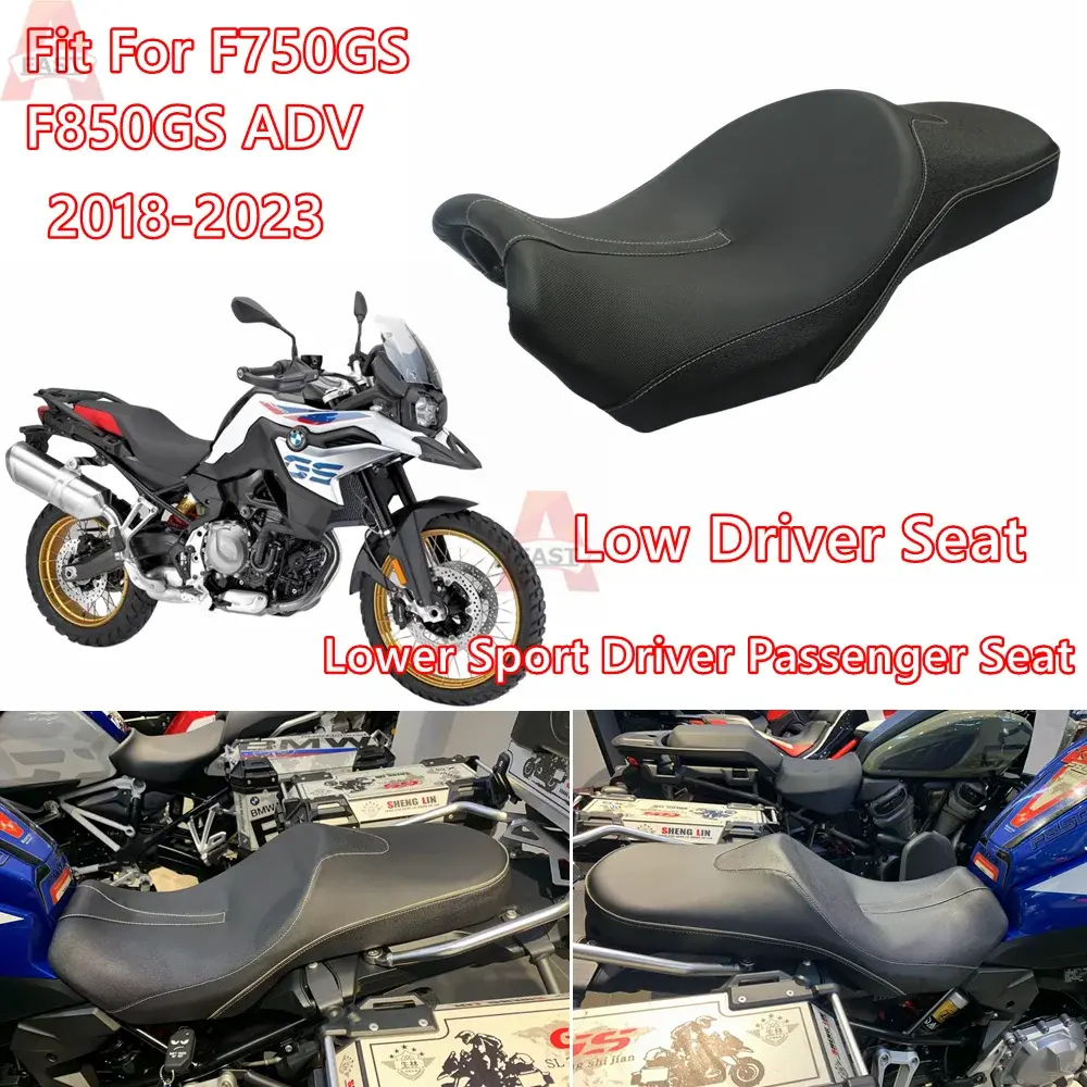 Motorcycle Comfortable Low Rider Driver Passenger Seat Fit For Bmw F750gs F850gs 2018-2023 Adventure F 750 Gs F 850 Gs 2019 2020 1