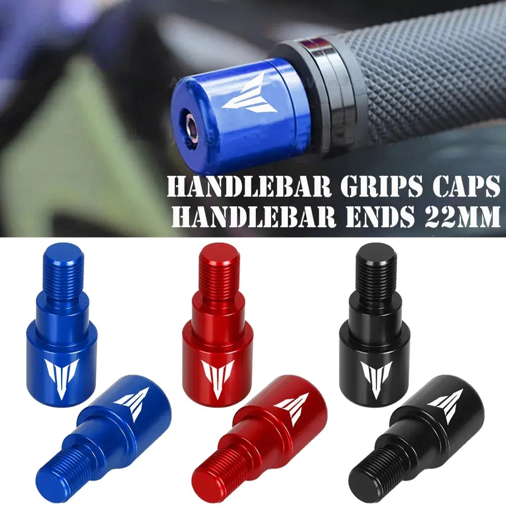 2022 2023 Motorcycles For Yamaha Mt-07 Mt-09 Mt-10 Mt-125 Mt 07 09 10 125 2014-2021 Handlebar Grips End Handle Bar Cap End Plug 1