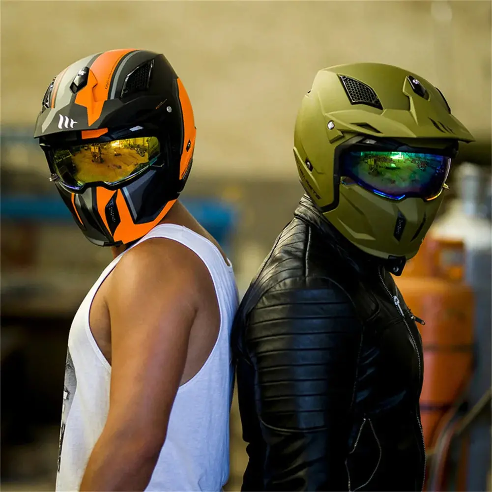 New Premium Dirt Bike Helmet Personality Off Road Changeable Motorcycle Helmets Am Dh Racing Downhill Casque Moto Casco Moto Ece 5