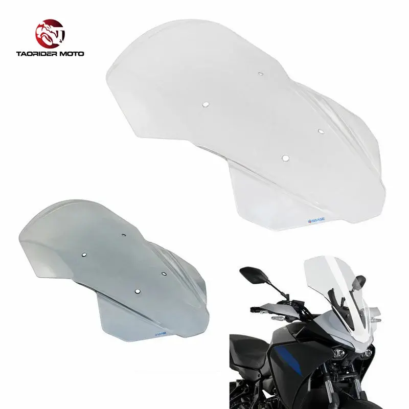 4Mm Thickness Windscreen Windshield Wind Deflector Shield Screen Visor Glass For Yamaha Tracer 7 7Gt Tracer7 Gt 2021 2022 1
