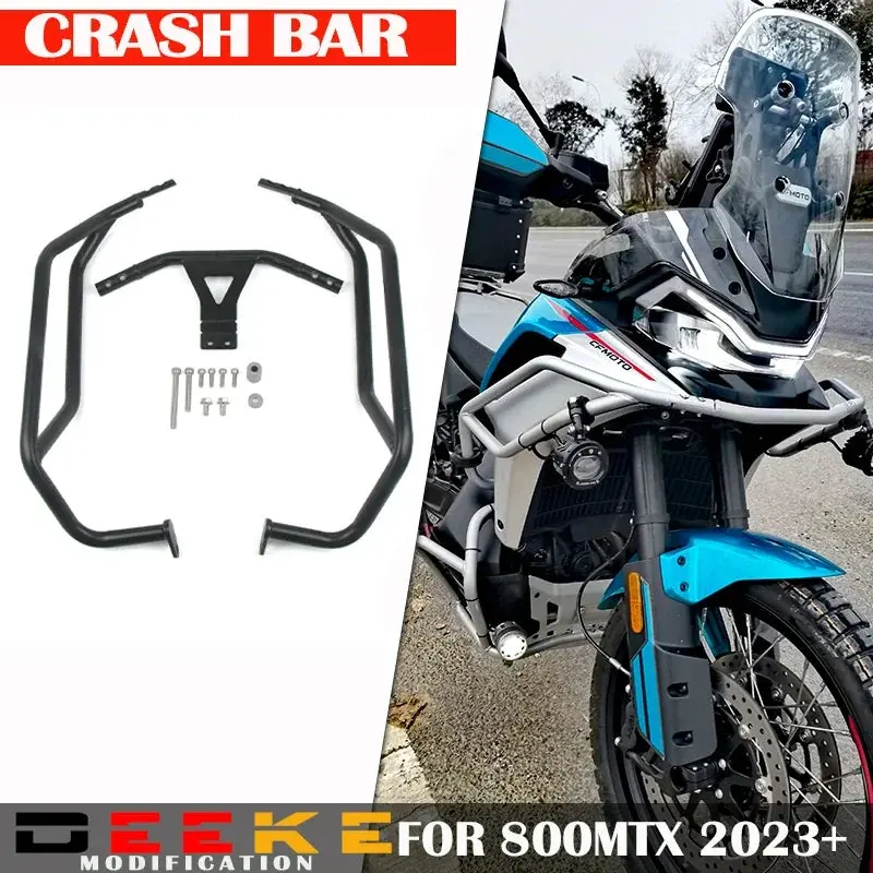 800 Mtx Engine Guard Highway Crash Bar Motorcycle Frame Protection Bumper Fit For Cfmoto 800 Mtx  2023 2024 Accessories 800Mtx 1