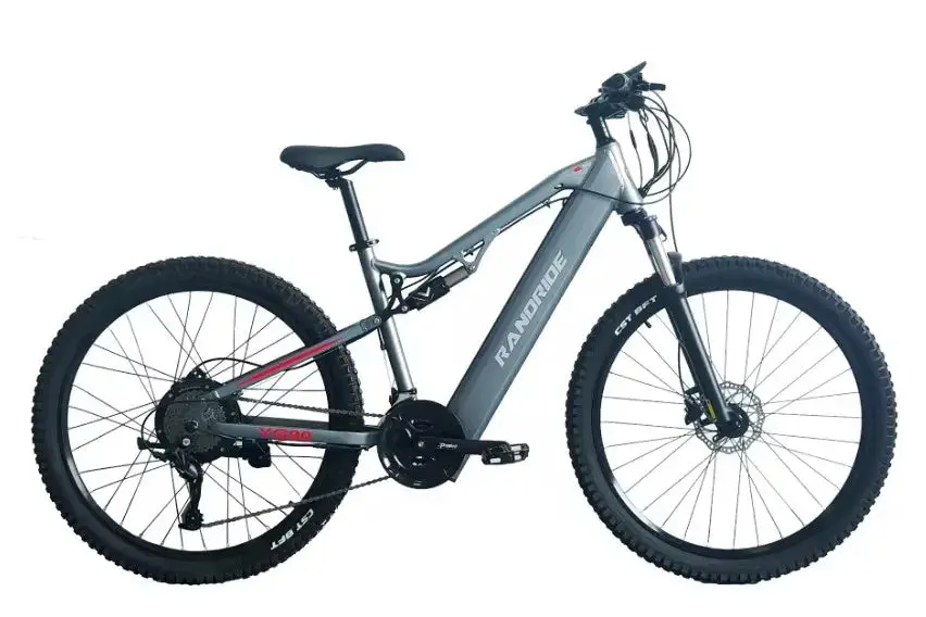 Randride Yg90 Electric Bicycle 1000W 48V17ah Hydraulic Brake Ebike With Full Suspension 21 Gears Shift Free Rack 3