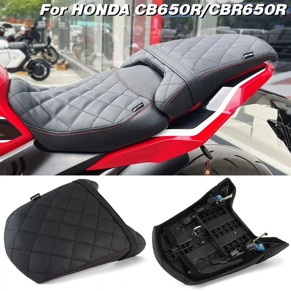 Motorcycle Rear Pillion Passenger Cowl Seat Tail Seat Pad Cushion For Honda Cb650r Cbr650r Cb Cbr 650R 2019-2022 Accessories 1