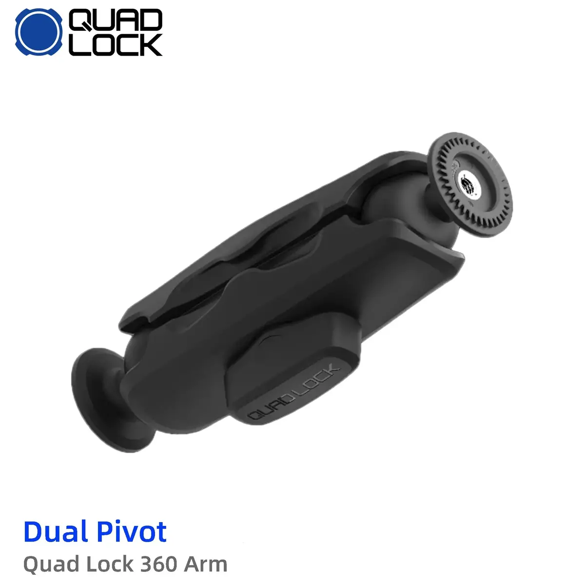 Quad Lock 360 Arm - Dual Pivot Medium Small Mount Motorcycle Accessories For Phone Mounts 2