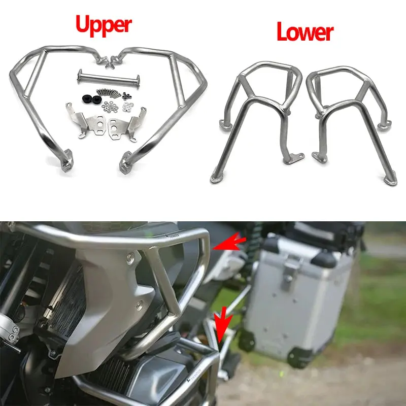 2019-2023 For Bmw R1250gs R 1250Gs  R 1250 Gs R1250 Lc Upper&Lower Engine Protetive Guard Crash Bar Tank Guard Protector 1