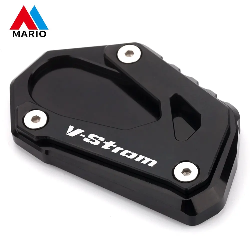 Motorcycle Foot Side Stand Enlarger Extension Kickstand Pad Plate Anti-Slip For Suzuki V-Strom 1000 1050 Vstrom V Strom 1050Xt 6