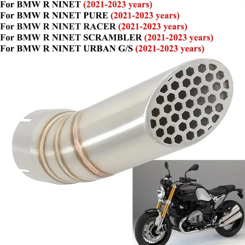 Slip-On For Bmw R Ninet Pure Racer Scrambler Urban G/S Nine T 2021 2022 2023 Motorcycle Gp Exhaust Esccape Modify 60Mm Muffler 1