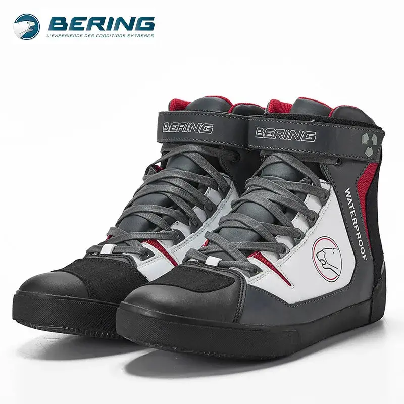 France Bering Motorcycle  Waterproof Four Seasons  Riding Shoes Men's Racing Shoes Motorcycle Off-Road Rally Boots 1