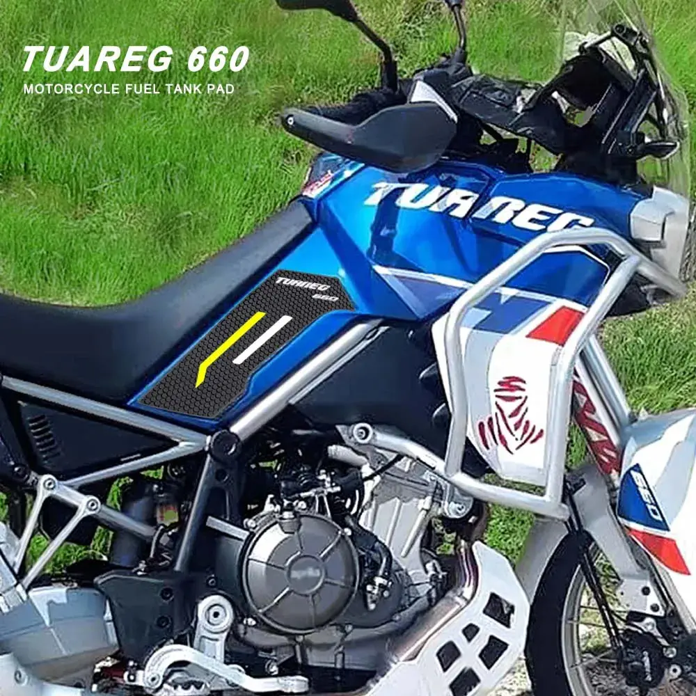 Side Fuel Tank Pad For Aprilia Tuareg 660 2022 Motorcycle Tank Pads Protector Stickers Knee Grip Traction Pad 1