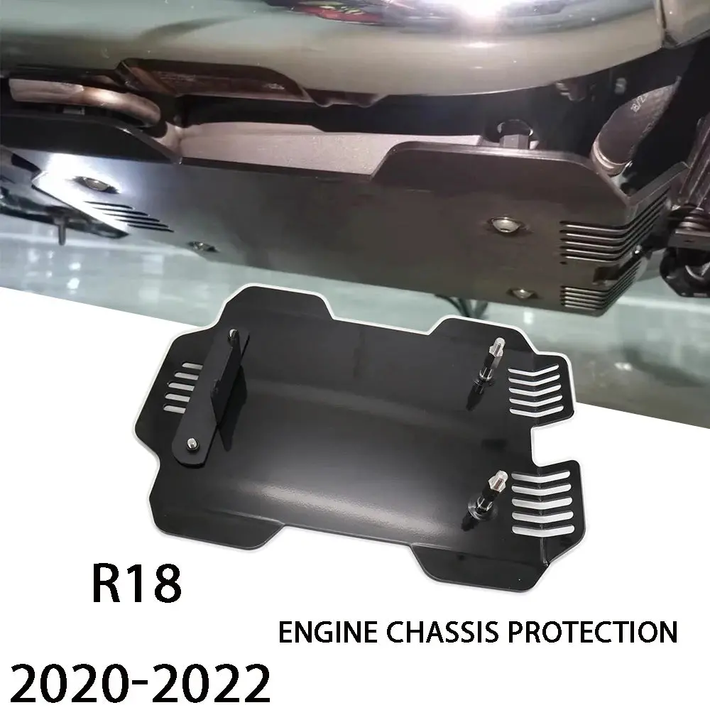 For Bmw R18 R18b 2020-2022 Black Silver Motorcycle Chassis Engine Guard Cover Lower Bottom Skid Plate Splash Chassis Protection 1