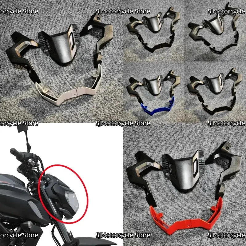 Motorcycle Front Section Fairing Headlight Shroud Cover Front Upper Nose Hood Fit For Yamaha Mt07 Mt-07 Fz07 Fz-07 2018-2020 1