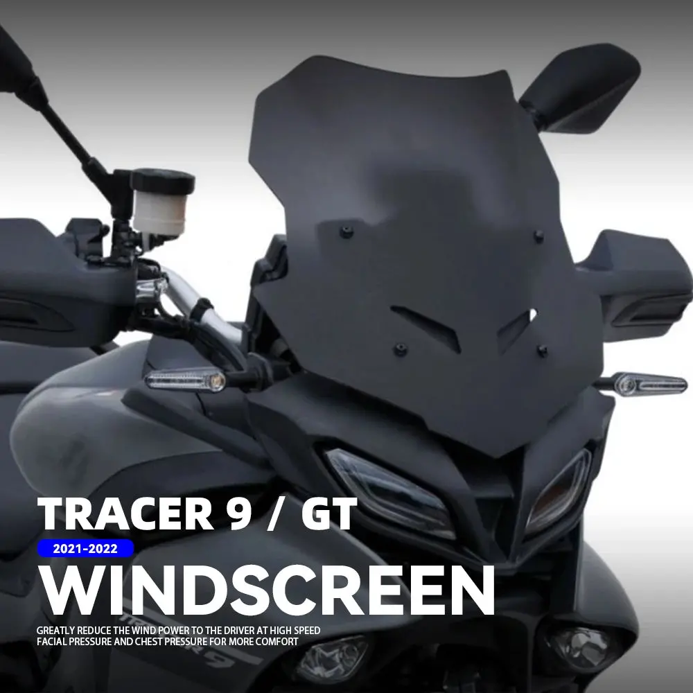 Motorcycle Accessories Fit For Yamaha Tracer9 Tracer 9 Gt 2021 2022 Windscreen Windshield Deflector Protector Wind Screen 1