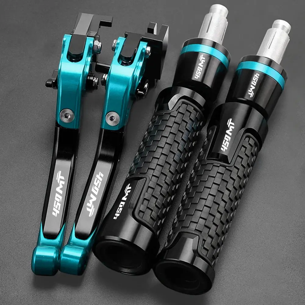 For Cfmoto Cf Moto 450Mt 450 Mt 2024 2025 2026 Motorcycle Accessories Cnc Adjustable Brake Clutch Levers Handlebar Grips Ends 5