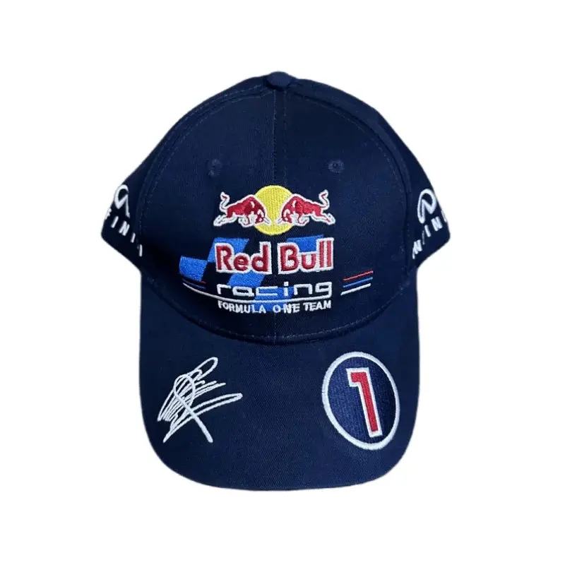 Red Bull Racing Team's New Racing Hat Men's And Women's Duckbill Cap Red Bull Baseball Cap Car Cap Sun Visor Cap 1