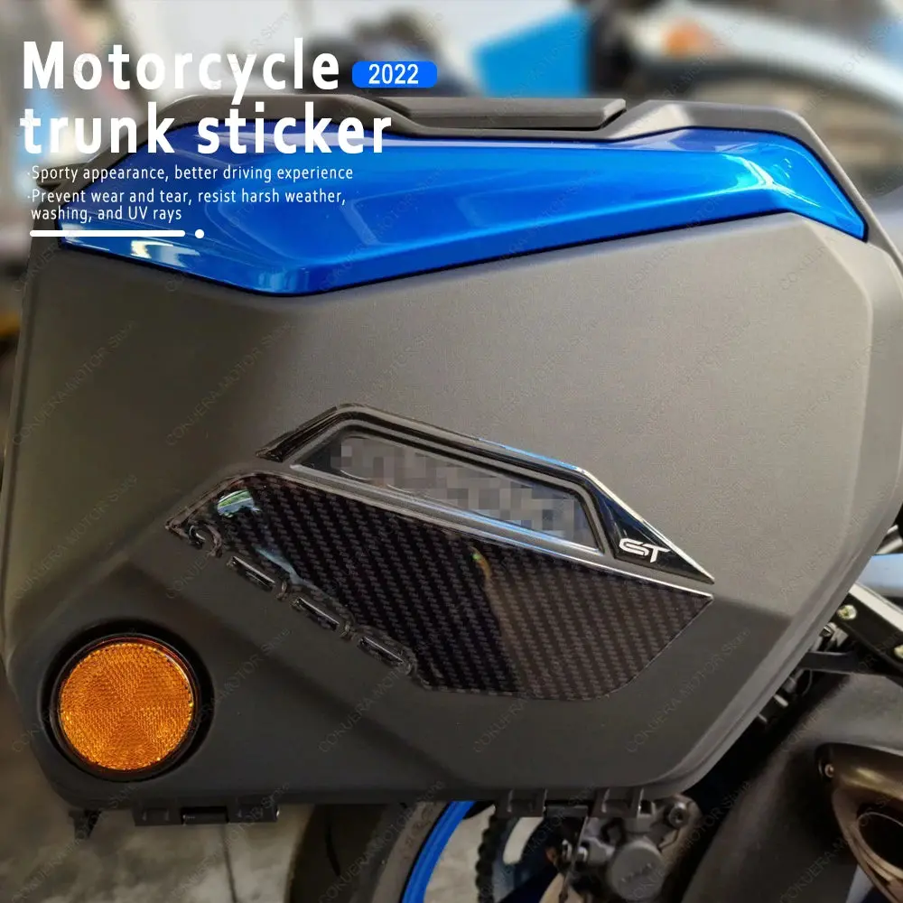 Motorcycle Trunk Protection Sticker For Gsx-S 1000 Gt Gsx-S1000 Gt 2022 3D Guards Side Sticker 1