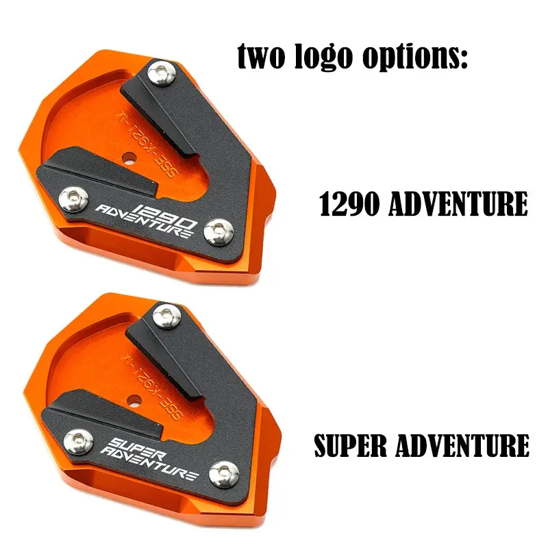 For Ktm 1290 Super Adventure S 1290 Sas 2021 2022 2023 Motorcycle Accessories Valve Caps Kickstand Foot Pad Side Stand Extension 4
