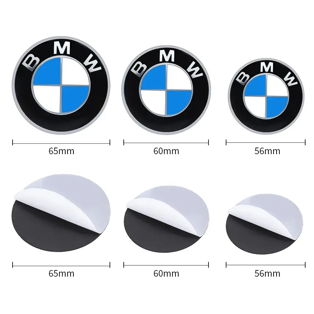 56/60/65Mm Car Badge Wheel Center Cover Stickers Hub Caps Decal For Bmw M M3 M5 M6 X3 E46 E90 E39 F10 F20 F30 G20 E60 E36 E34 X6 1