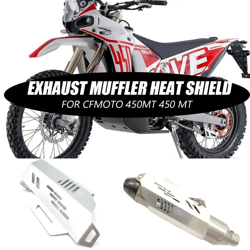 Motorcycle Exhaust Muffler Heat Shield Guards Exhaust Protector Cover Ring Anti-Hot Protection For Kove 450 Rally 1
