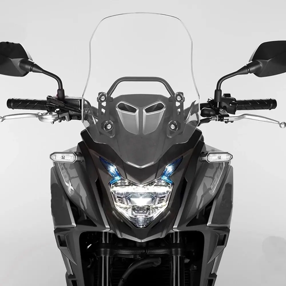 Motorcycle Accessories Windshield For Honda Cb500x 2018 19 2020 2021 2022 2023 Cb 500X Windscreen Deflector Screen Double Bubble 1