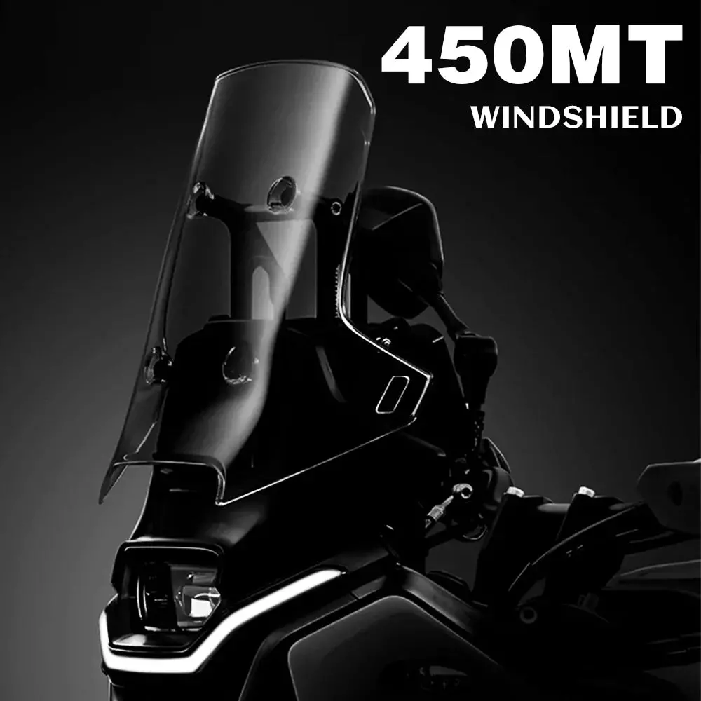For Cf Moto 450Mt Windshield 450 Mt Accessories Motorcycle Front Windscreen For Cfmoto Mt450 Windshield Mt 450 2024 Parts 1