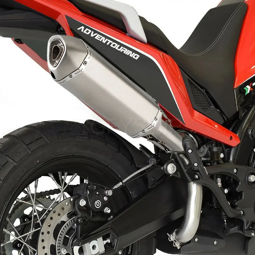 For Moto Morini X Cape 2021 2022 2023 649 Xcape X-Cape 650 650X Escape Slip-On Motorcycle High Position Exhaust Muffler Pipe 1