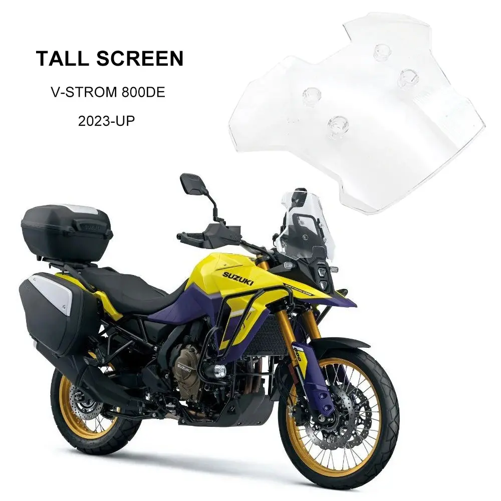 For Suzuki V-Strom 800De 2023 2024 Windshield Windscreen Wind Shield Screen Deflector Spoiler Protector 1