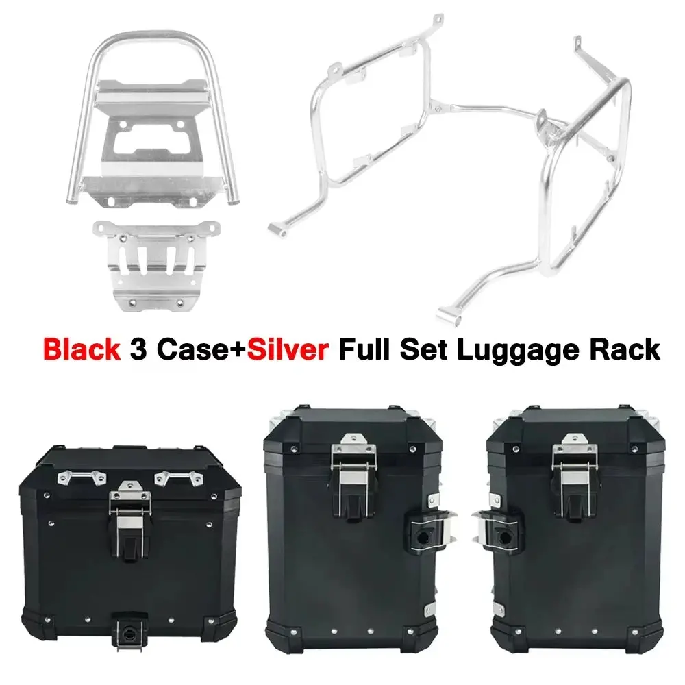 Motorcycle Aluminum Box Pannier Saddlebag Top Case Luggage Rack For Honda Xl750 Transalp Xl 750 2023 2024 Tail Side Box Bracket 12