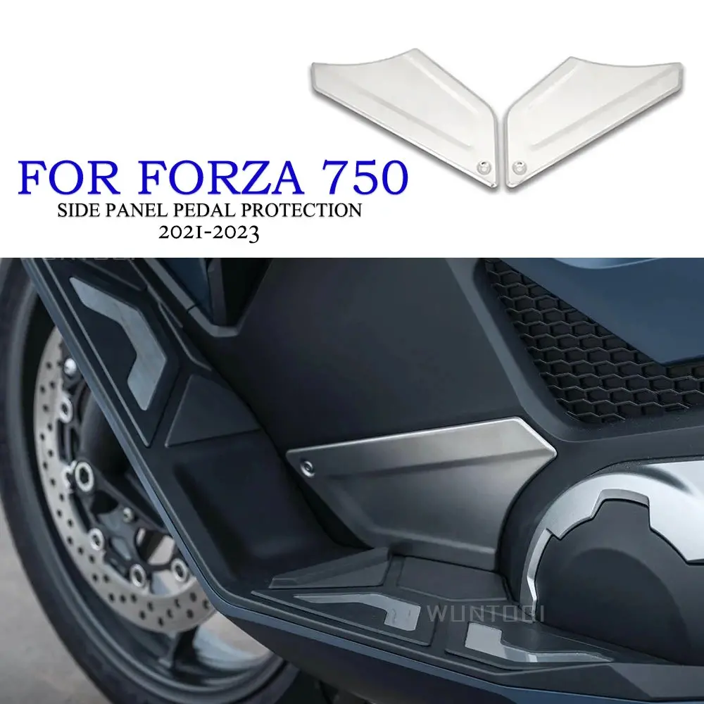 For Forza Accessories Motorcycle Guard Plate For Forza 750 Front Foot Pad Side Protection Panel Cover Body Protection Plate Kit 1