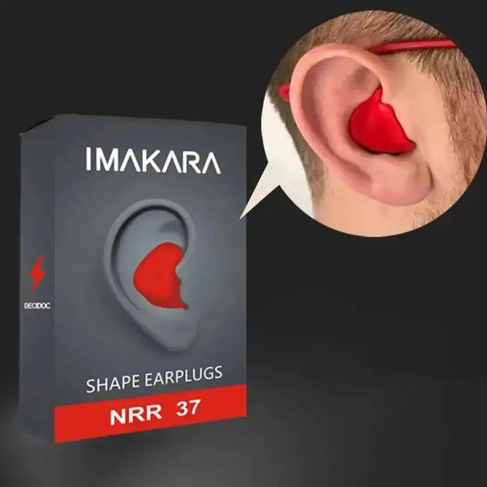 Anti-Noise Ear Plug Sound Insulation Ear Protection Earplugs Sleeping Plugs Waterproof Silicone Swim Earplugs Soft Ear Care 1