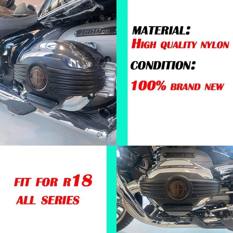 Fit For Bmw R18 R18 B R18 Classic Transcontinental 2020-2023 Motorcycle Accessories Engine Protector Cover Cylinder Head Guards 2