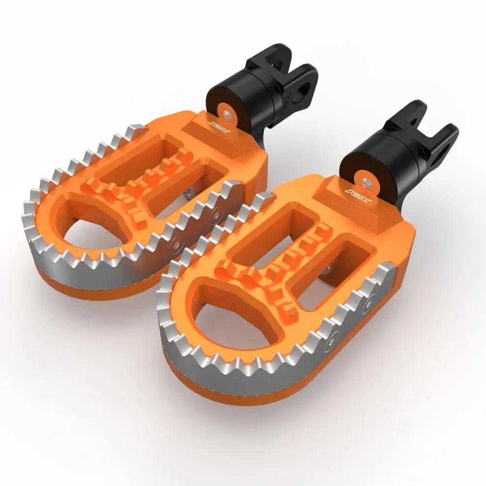 For Honda Xl750 Transalp Kawasaki Klx250s Klx250r Klx300/650 Rotatable Footrest Footpegs Pedals Motorcycle Front Wide Foot Pegs 28
