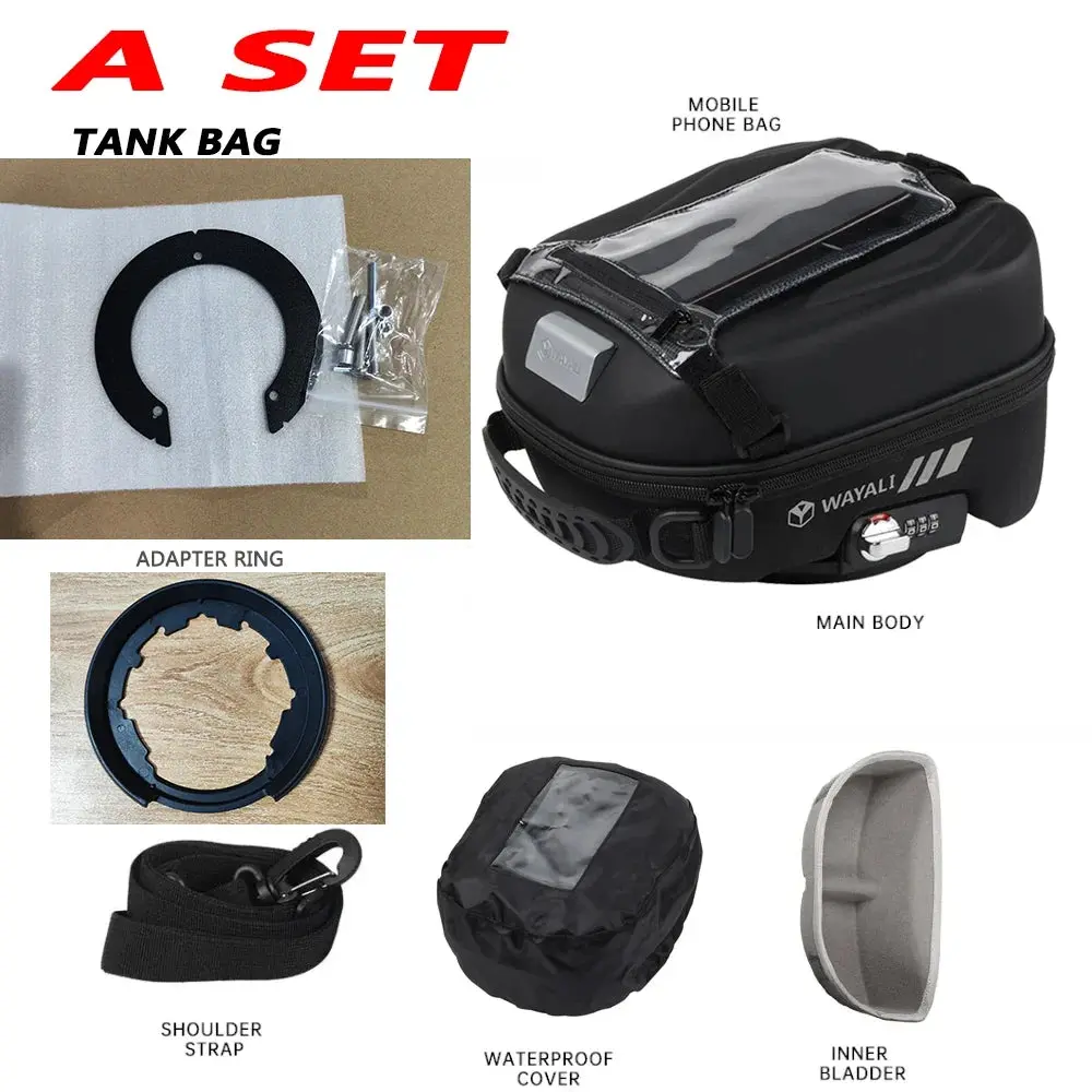 For Suzuki V-Strom Dl650 Vstrom Dl 650 Xt 650Xt Accessories Tank Bag Luggage Tanklock Storage Bags Backpack Phone Navigation Bag 1