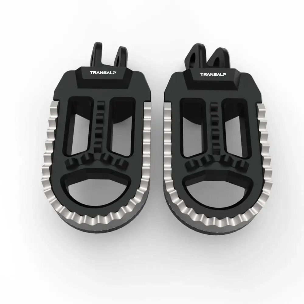 For Honda Xl750 Transalp Kawasaki Klx250s Klx250r Klx300/650 Rotatable Footrest Footpegs Pedals Motorcycle Front Wide Foot Pegs 22