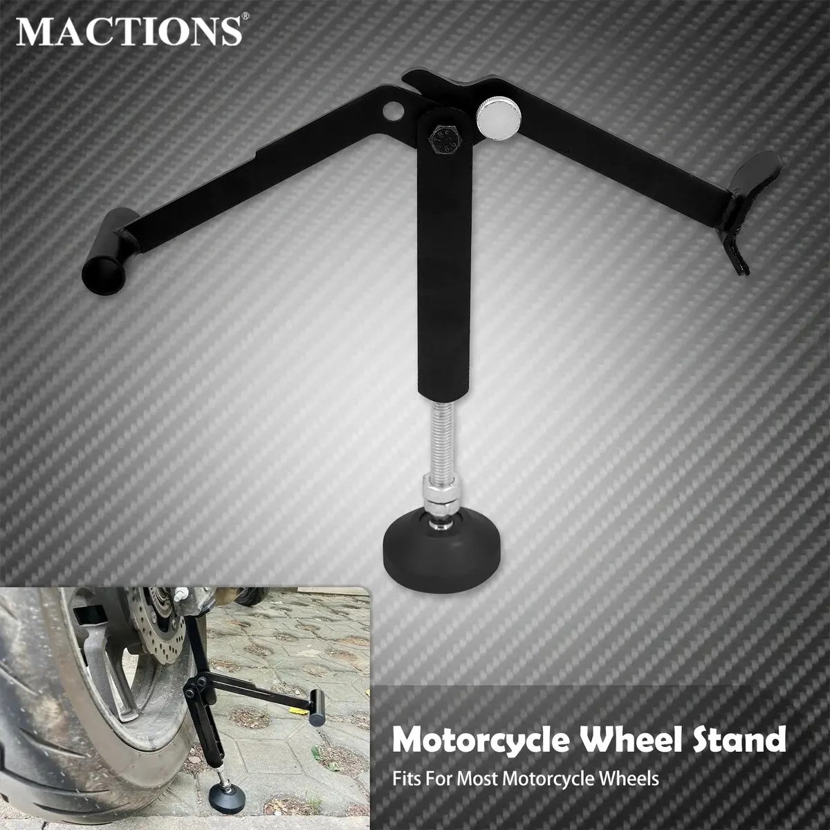 Motorcycle Labor Saving Wheel Stand Kickstand Universal Wheel Lifter Side Support Stand Swingarm Lift Frame For Harley For Honda 1