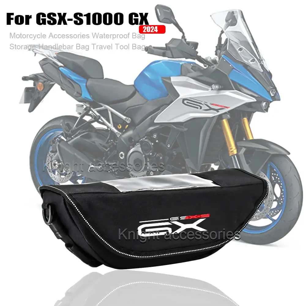 For Gsx-S1000 Gx Gsxs1000gx 2024 Motorcycle Accessories Waterproof Bag Storage Handlebar Bag Travel Tool Bag 1
