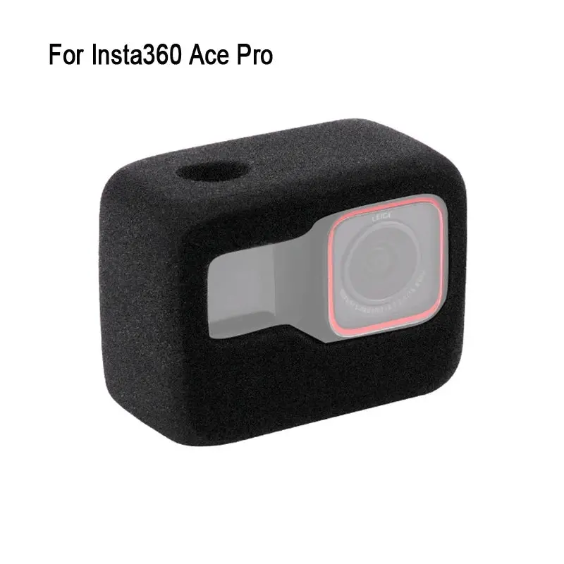 For Insta360 Ace Pro Camera Sponge Foam Windshield Housing Case Noise-Reduction Cover 1