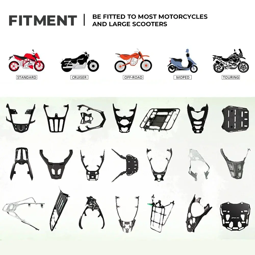 45L Motorcycle Helmet Box Universal Top Tail Rear Luggage Storage Tool Cases Lock For Bmw R1200gs R1250gs R1200gs 1200 Gs Lc Adv 5