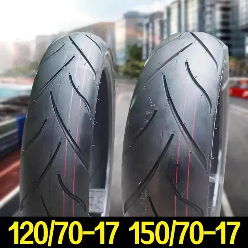 Golden Shield Front 120/70-17 Rear 150/70-17 Motorcycle Tires, Sports Car Tires, Tubeless Tires, High Performance-Price Ratio 1