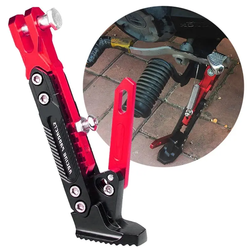 Universial Motorcycle Parking Kick Stand Cnc Aluminum Adjustable For Cfmoto 800Mt Supercub 110 Super Cub 110 Tiger 900 1