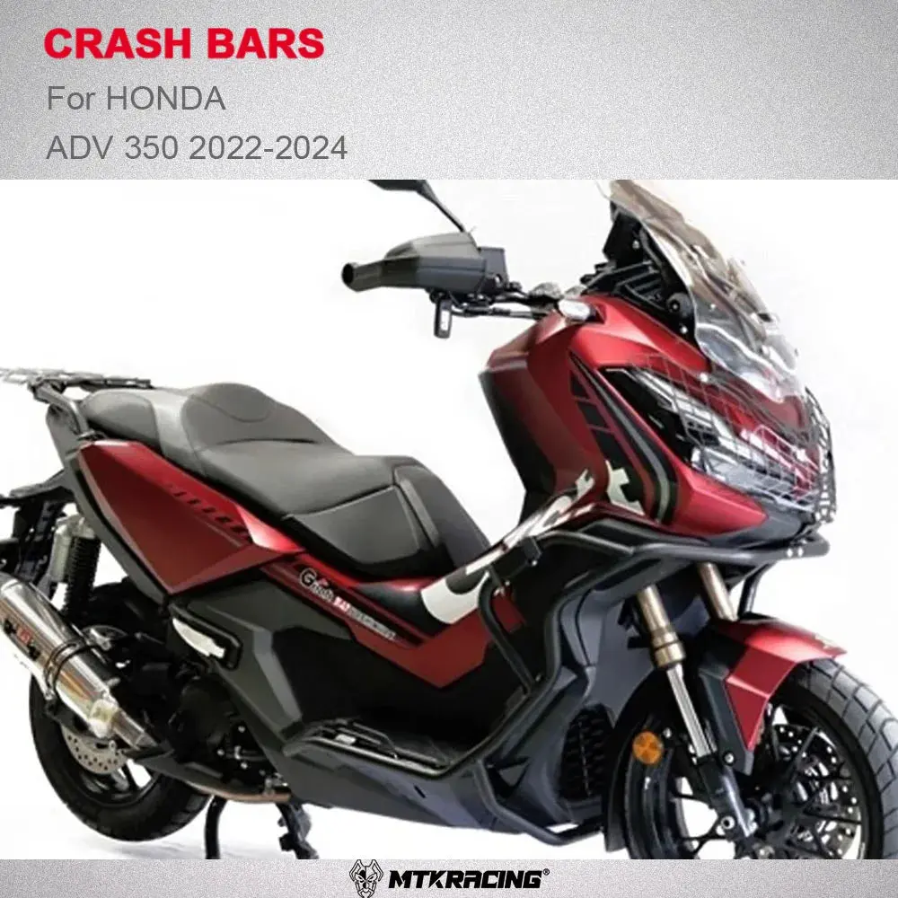 Mtkracing Crash Bars For Honda Adv 350 2022-2024 Engine Bumper Guard Frash Stunt Cage Crash Bar Engine Frame Protector 1