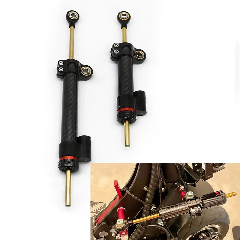 Fiber Carbon Steering Damper Universal Motorcycle Adjustable Steering Damper Stabilizer For Yamaha Mt10 Mt-10 Mt 07 Mt-07 Mt09 1
