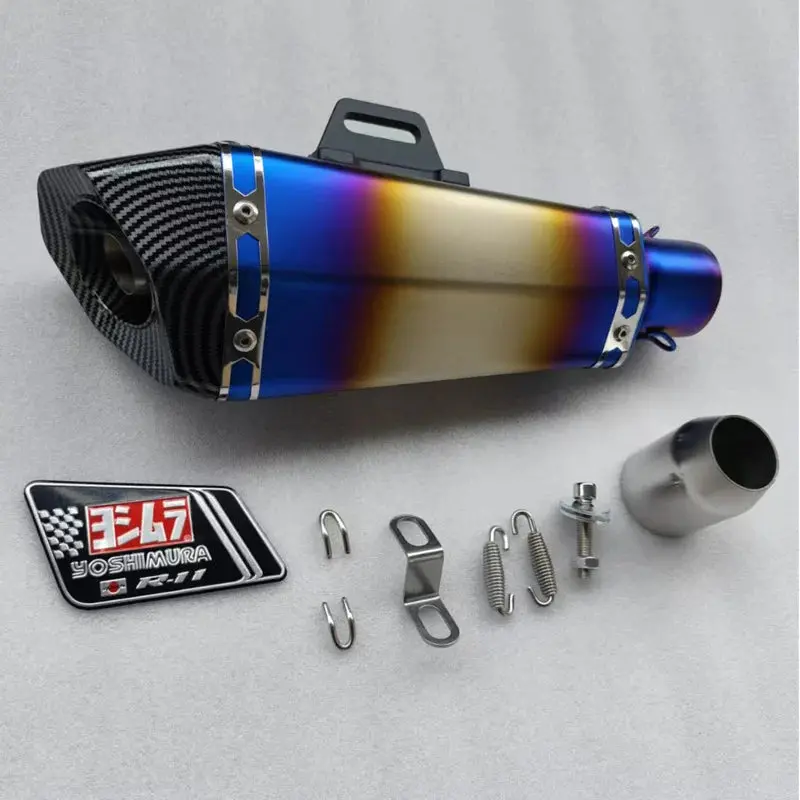 51Mm Motorcycle For Honda Dreamwing Xl750 Transalp Exhaust Muffler Yoshimura Fz1 R6 R15 R3 Zx6r Zx10r Z900 1000 Cbr1000 Gsxr1000 3