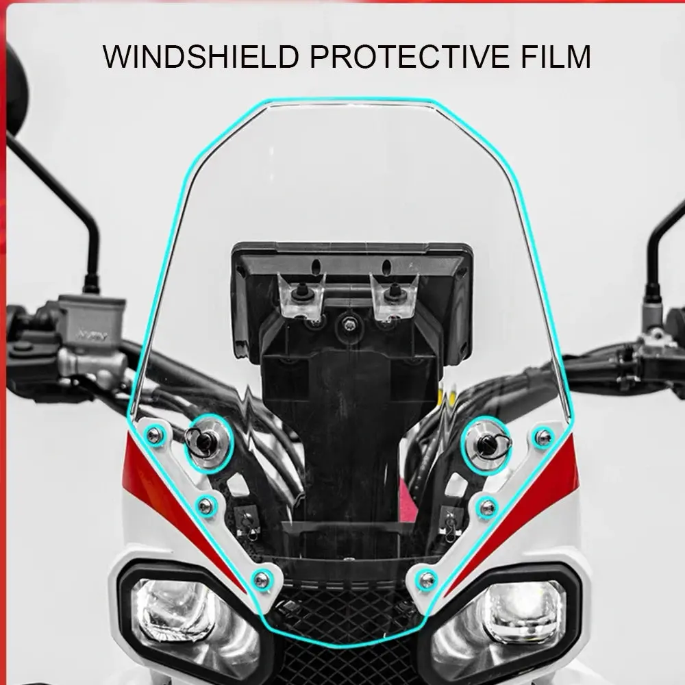 Motorscyle Instrument Film Modified Rear-View Mirror Rainproof Film Windshield Protective Film For Colove 450 Rally 1