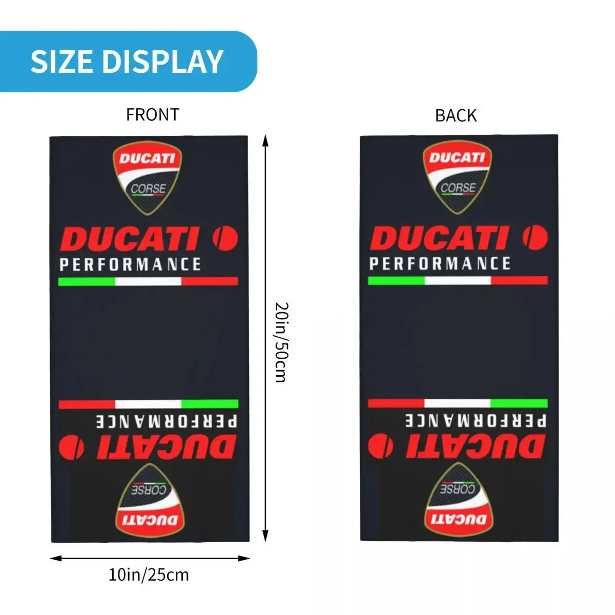 Ducatis Performance Balaclava Accessories Neck Cover Riding Motorcycle Bandana Mask Scarf For Men Women All Season 4