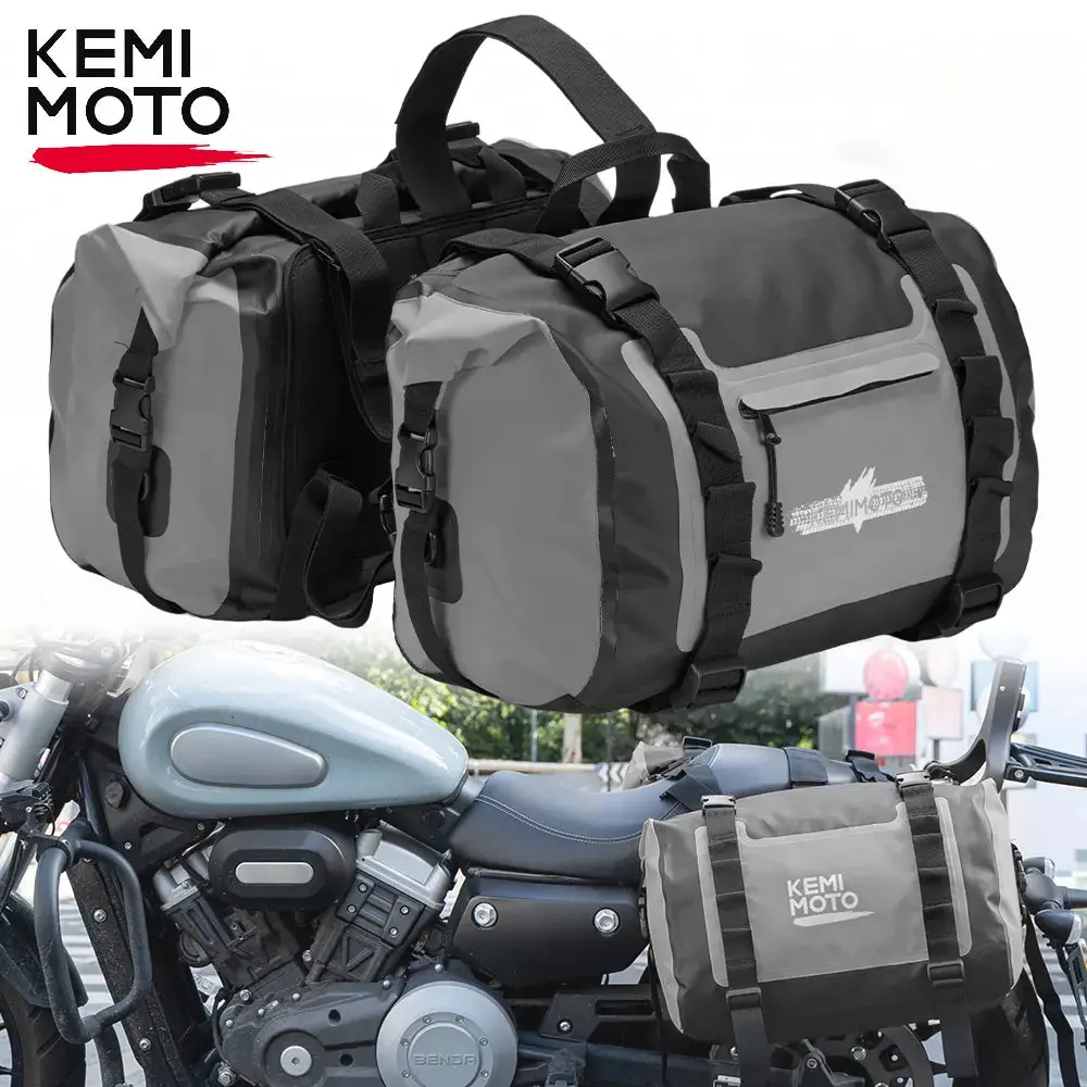 Motorcycle Saddlebag Waterproof Side Bag For Bmw R1250gs R1200gs F850gs F750gs Lc Adv Adventure For Suzuki V-Strom Luggage Bags 1