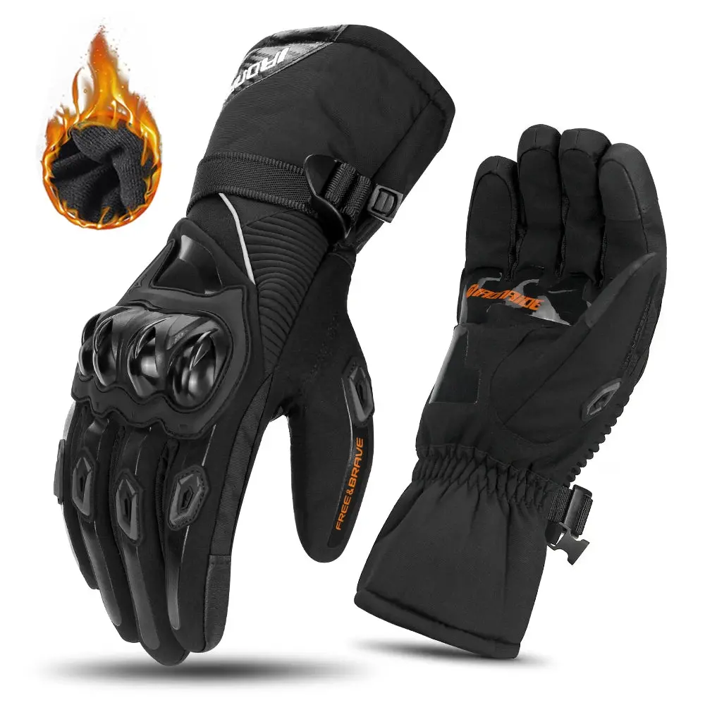 Men's Winter Motorcycle Gloves – Windproof, Waterproof & Touchscreen-Compatible Riding Gear for Motorbike and Motocross - Image 14