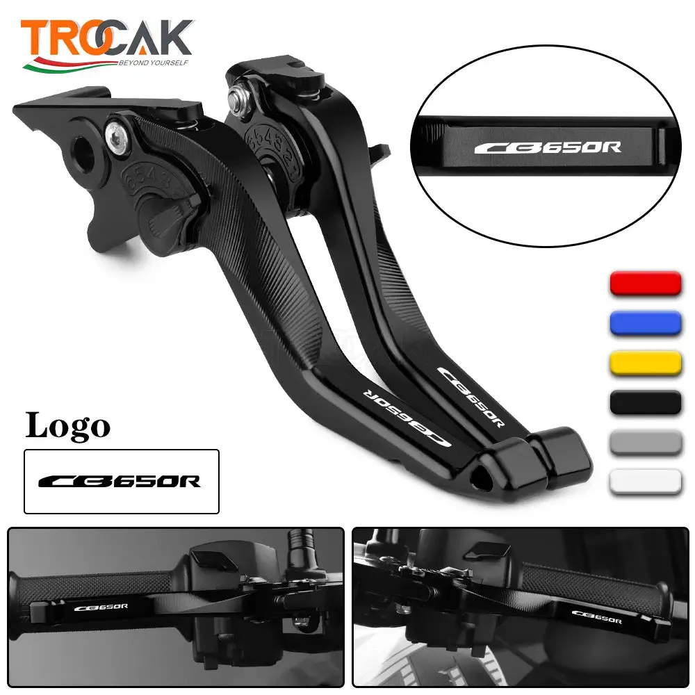 With Cb650r Logo For Honda Cb650r Cb650 R Cb 650 R 2019 2020 2021 2022 2023 Motorcycle Aluminum Short Brakes Clutch Levers 1
